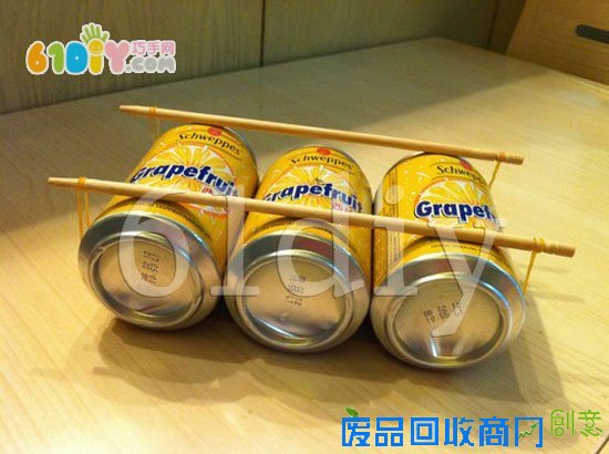 易拉罐制作小帆船