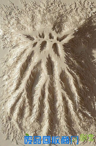 艺术家用折纸表现复杂而抽象的微观世界 艺术家用折纸表现复杂而抽象的微观世界