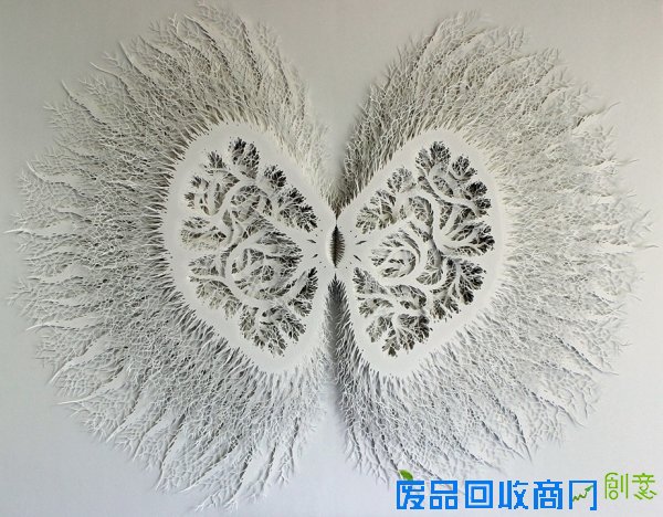 艺术家用折纸表现复杂而抽象的微观世界 艺术家用折纸表现复杂而抽象的微观世界