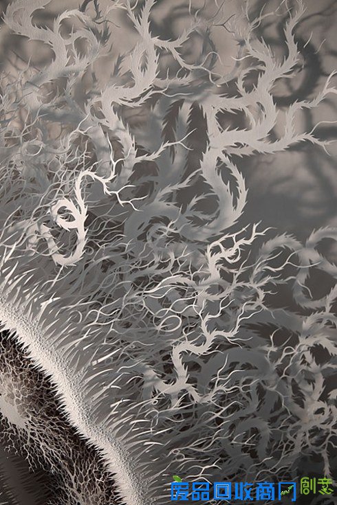 艺术家用折纸表现复杂而抽象的微观世界 艺术家用折纸表现复杂而抽象的微观世界