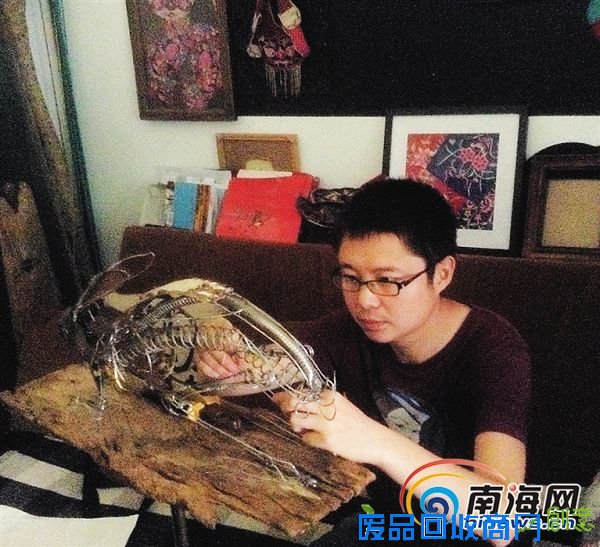 海经院老师何明眼给废铜烂铁二次“生命”