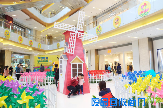 济南环宇城上演环保纸艺展,传递绿色生活之美