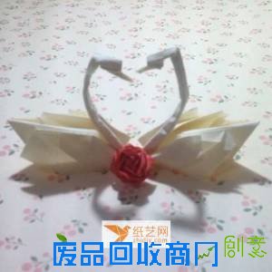 立体折纸天鹅的详细折纸图解教程