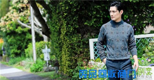 严屹宽变画中美男 刺绣毛衣展时尚诱惑