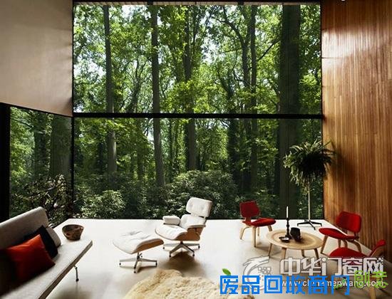客厅落地窗让室内与自然融合生长