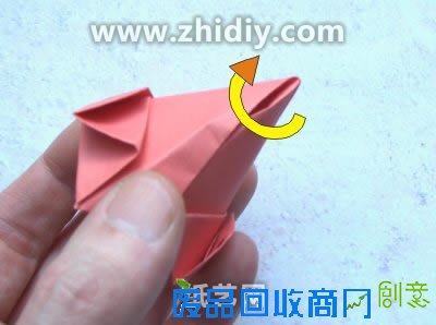 50种纸玫瑰折法之餐巾纸玫瑰花