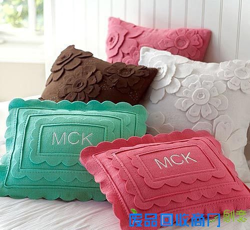 旧物大改造 多彩布艺抱枕DIY