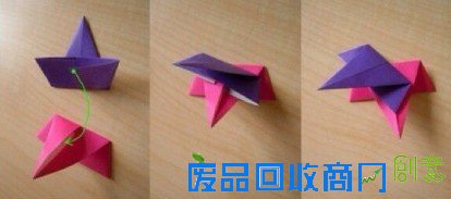 折纸立体星星的方法 手工立体星星的折法图解