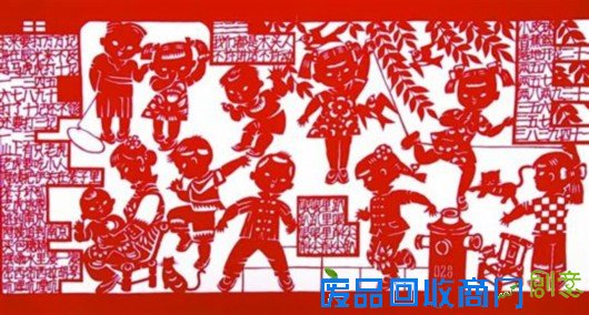 用剪纸传播老上海童谣 艺术家巨幅作品展示弄堂文化