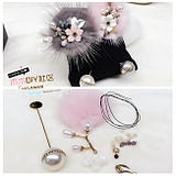 diy手工制作串珠饰品材料包干花小野菊雏菊水晶滴胶许愿瓶填充物