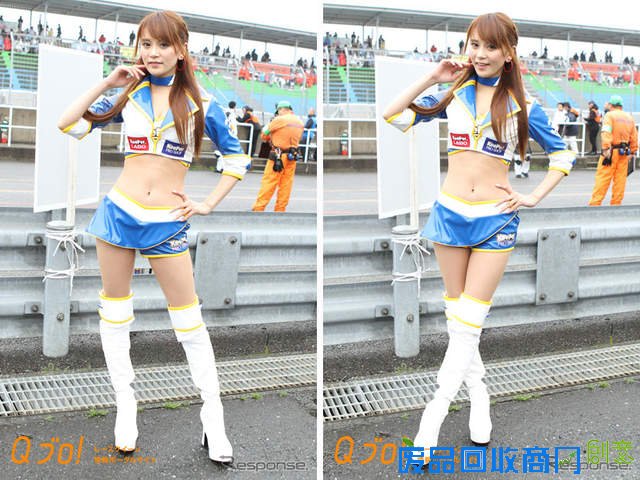 “赛车皇后”三城千咲 漂亮又会手语的知性美女