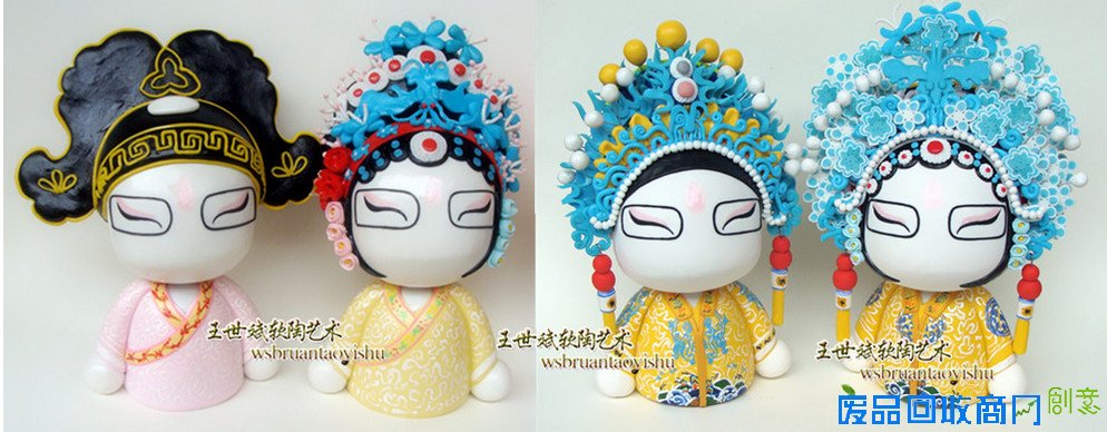 西安软陶肖像人偶公仔|面塑面人教程| 软陶制作培训