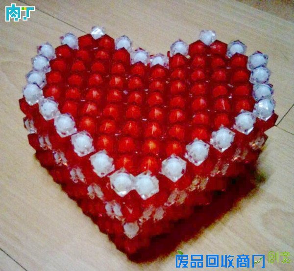 DIY手工串珠爱心首饰盒创意首饰盒可爱盒子亚克力盒子╭★肉丁网