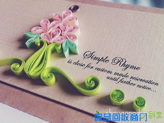 立体衍纸画图片欣赏 手工卷纸立体画作品 -  