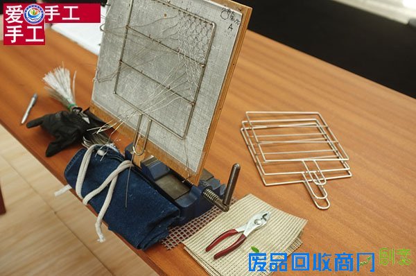 个性的创意家居手工作品 手工编织的金属丝手工艺品