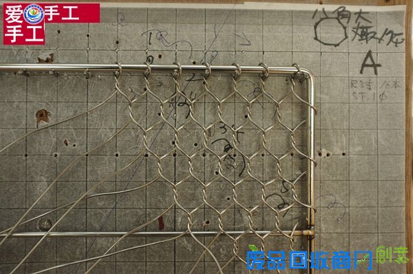 个性的创意家居手工作品 手工编织的金属丝手工艺品