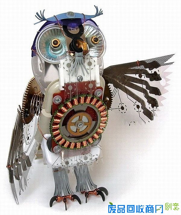 国外DIY高手利用废旧金属制作的手工工艺品