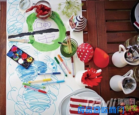 备上卷筒画纸随时随涂鸦