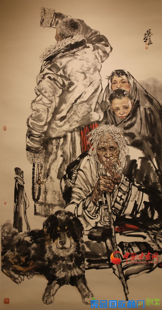 笔墨绘真情 心灵诉变迁——第四届“双联”行动和精准扶贫精准脱贫美术书法摄影剪纸作品展赏析（组图）