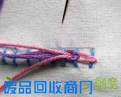 精美的手绣针法双面绣针法图解