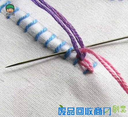 精美的手绣针法双面绣针法图解