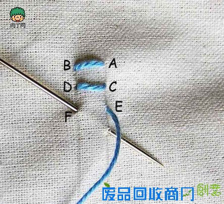 精美的手绣针法双面绣针法图解