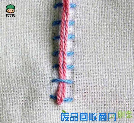 精美的手绣针法双面绣针法图解