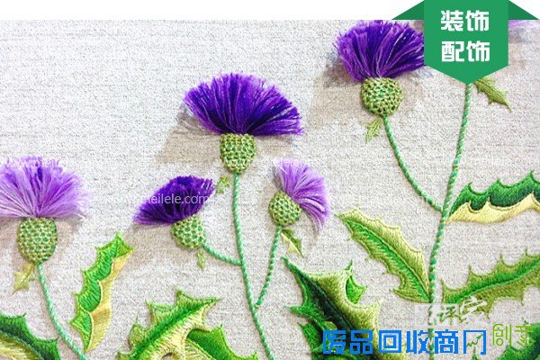 刺绣教程图解 刺绣针法大全