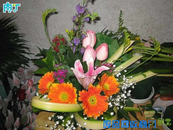 DIY小花篮 so easy╭★肉丁园艺网