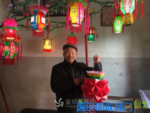 义乌百子灯流光溢彩 600年手艺要传承