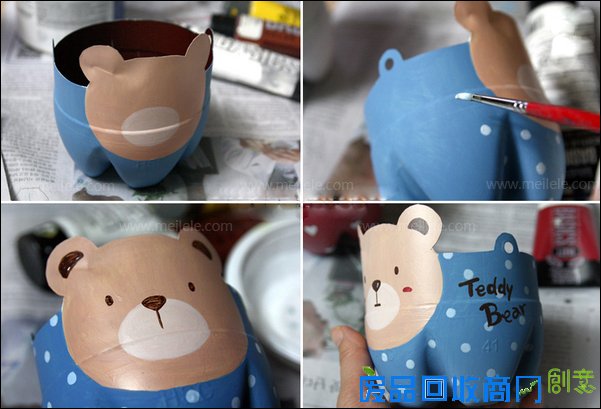 可乐瓶diy花盆 旧物大改造