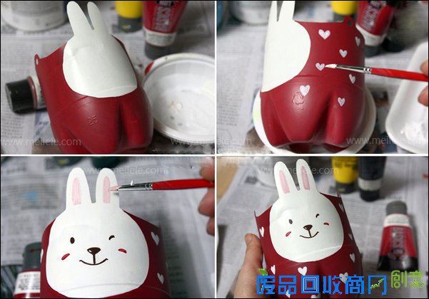 可乐瓶diy花盆 旧物大改造