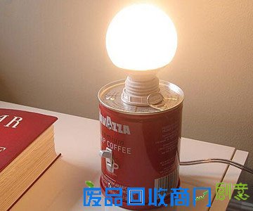 易拉罐手工制作大全：用易拉罐DIY台灯