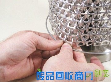 易拉罐手工制作大全：用易拉罐DIY台灯