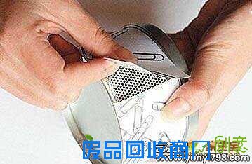 易拉罐废物利用手工制作笔筒6