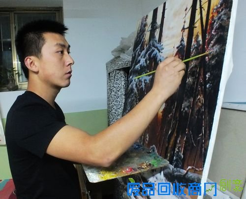 用画笔描绘彩虹 访永靖县小岭乡旭坪小学特岗教师于瑞