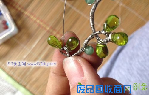 古风手镯金属丝绕线教程7