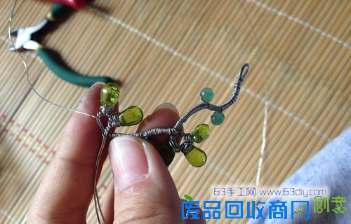 古风手镯金属丝绕线教程8