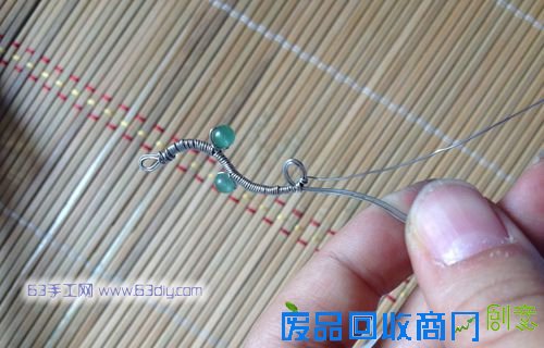 古风手镯金属丝绕线教程5
