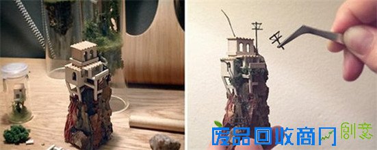 手工DIY:玻璃试管中的世界