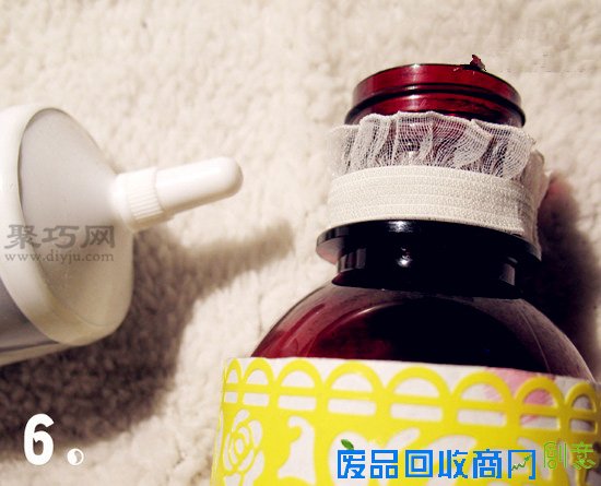 旧瓶子旧物利用 DIY手工制作玻璃花瓶