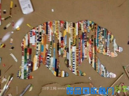 彩纸拼贴画教案4