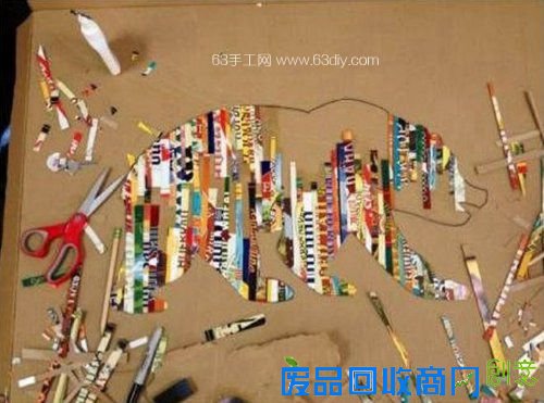 彩纸拼贴画教案3