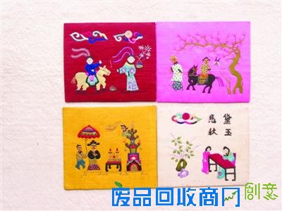 满族女孩绣几十对枕头顶做嫁妆