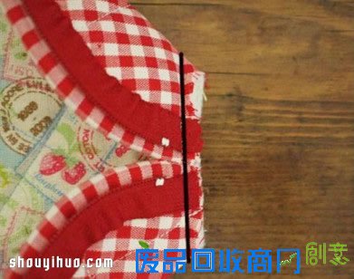 可爱韩国风布艺手拿包笔袋DIY手工制作图解 -  