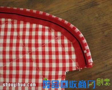 可爱韩国风布艺手拿包笔袋DIY手工制作图解 -  