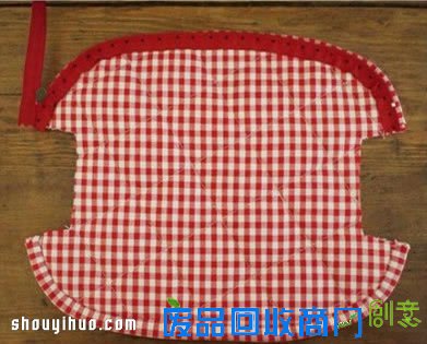 可爱韩国风布艺手拿包笔袋DIY手工制作图解 -  