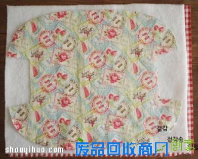 可爱韩国风布艺手拿包笔袋DIY手工制作图解 -  