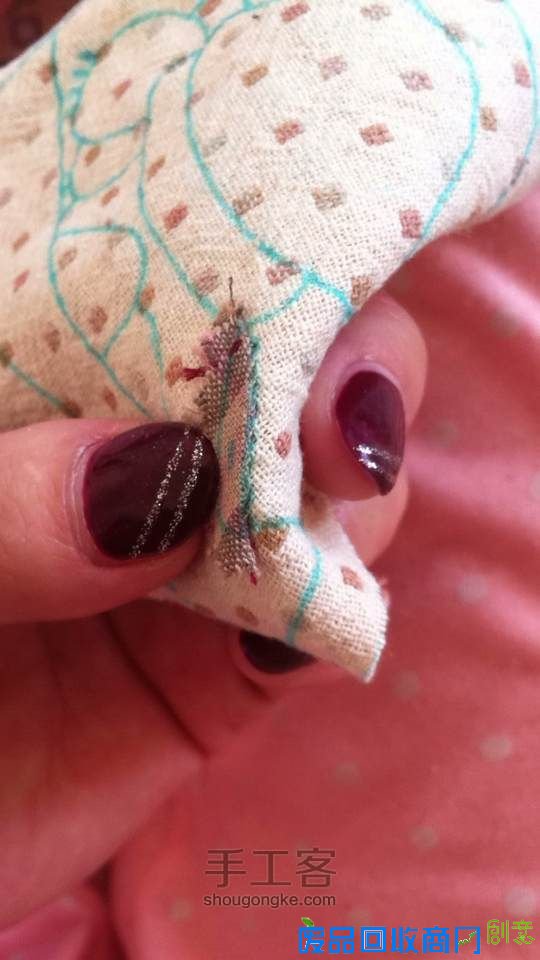 拼布风铃钥匙包 第5步