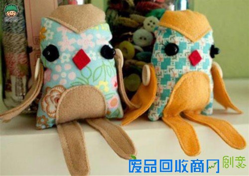 手工布偶玩具DIY 愤怒的小鸟制作方法图解教程